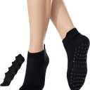 CoolMate Pilates Socks with Grips for Women, Non Slip Yoga Socks