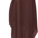 Verdusa Women's Wedding Guest Dress Halter Flowy Chiffon Asymmetrical Long Summer Prom Dress, Large