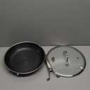 Non Stick Frying Pans, 13-inch with Lid, Hybrid Fajita Pans Nonstick,non stick Skillets Stainless Steel, Dishwasher & Oven-Safe, Induction Compatible Cooking Pan, PFOA Free Cookware