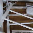 Baby Gate No Drilling, 29"-40" Auto Close Dog Gate Indoor for Doorways & Stairs, Pressure Mounted Adjustable Pet Gate, Easy Walk Through Child Gate for Children & Pets Stroller Friendly, White