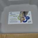 KittyGoHere 2.0 Easy-Entry Cat Litter Box Large Open-Top Low Entrance Litter Pan with Higher Sides & Two Entrances Ideal for Senior & Arthritic Cats Made in USA (Grey)
