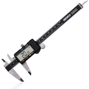 NEIKO 01407A Electronic Digital Caliper Measuring Tool, 0 - 6 Inches Stainless Steel Construction with Large LCD Screen Quick Change Button for Inch Fraction Millimeter Conversions, Digital Caliper Measuring Tool
