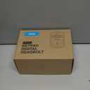 Veise KS02A Fingerprint Keyless Entry Door Lock, Auto Lock, Electronic Keypad Deadbolt for Front Door, Biometric, Anti-Peeping Password, Easy Install, Matte Black