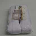 94 Inch Long Pleated Linen Curtains 2 Panel Set for Living Room 350GSM Thick Linen Textured Drapes Pinch Pleat Pure Snow White Ivory Semi Sheer Curtain for Dining Room Office Sliding Glass Doors