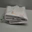 Extra Large White Storage Basket, 23.6" x 17" x 12" Rectangle Blanket Storage for Living Room, White Woven Cotton Rope Basket, Big Kids Toy Box Bin, XXXL Wicker Laundry Baskets for Organizing