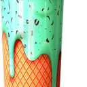 Frost Buddy 32 Oz Insulated Water Bottle with Straw & Chug Lid | Leak-Proof Stainless Steel | 24-Hours Cold | Sweat-Proof, Cup Holder Friendly | Ideal for Gym, Travel, Sports & Everyday Hydration (Mint Chocolate)