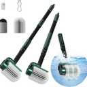 Minthouz Electric Spin Scrubber - 74W High Power, Dual Speed Rotation (350-450 RPM), Extendable 42-Inch Pole, Digital Battery Display, Multi-Purpose Brushes for Home & Outdoor Use