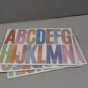 Pack of 3 186 PCS 12 Pieces 3-inch Letter Stickers Vinyl Alphanumeric Stickers for Car Wall Stickers, Classroom Doors and Windows, Home Decoration,Mailbox Letters, School Decoration, DIY