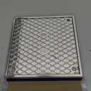 Zurn LC-CS06SS Square 6" x 6" Stainless Steel Cleanout Head Assembly