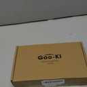 Goo-Ki 6 Pack Classic Elegance Brushed Gold Cabinet Knobs with Backplate - Luxurious Detail for Kitchen - Modern Handles for Home Improvement Hardware