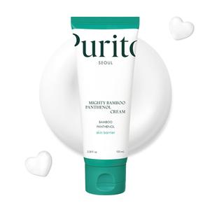 PURITO Panthenol 10% Post-Acne Cream | Moisturizer for Blemish Marks, Barrier Repair | Silicone-Free, Non-Comedogenic, Fragrance-Free, Vegan & Cruelty-free | Korean Skincare, 100mL 3.38 fl.oz