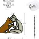 Stained Glass Window Hangings Dog Memorial Gifts for Loss of Dog, Pet Memorial Gifts for Dog Lovers, Loss of Dog Sympathy Gift, Dog Loss Memorial Gift for Women