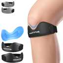 Patellar Tendon Support Strap 2 Pack, Knee Brace for Women & Men, Patella Band for Basketball