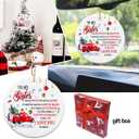 2 x Sister Christmas Ornaments 2025,Sister Ornament for Christmas Tree,Best Sister Gifts,Friends Ornaments for Women,Friendship Gift for My Sister