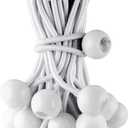 EHOMEA2Z Ball Bungee Cords 25 Pack 6-inch Diameter Bungee Balls for Canopy, Net, Posts, Garden, Tools, Cords, 5mm Weather-Resistant Cord, 100% Latex UV Treated - Ideal for Indoor and Outdoor Use