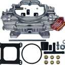 RoyalAir 4BBL Carburetor 1905 AVS2 Series Carburetor 650 cfm Square Flange New annular flow booster Non-EGR Manual Choke AVS2 Series Carburetor Replacement For Edelbrock 1905 AV2 Carburetor