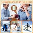 2 Pack Hand Warmers Rechargeable, Portable Electric Hand Warmers Reusable Fast Heating, Fits in Gloves for Winter Sports Hunting Accessories Outdoor/Indoor/Warm Gifts for Men Women (Green)