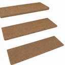 15 Pack Stair Treads for Wooden Steps Carpet Mat Runner Rug Non Slip for Outdoor Indoor Dog(30inX8in) (Brown)