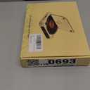 CD Player Portable with Dual Stereo Speakers, Rechargeable Portable CD Player with Bluetooth for Home with Headphones, Support CD/AUX/USB, White