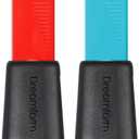 Dreamfarm Cleana 2-in-1 Self-Sharpening Cleaning Scraper & Hook Scraper, Safe for Non-Stick - Pack of 2, Party Mix