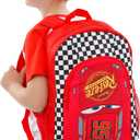 Disney Cars Backpack | Boys Backpacks for School | Lightning McQueen School Bag for Kids (Red, S)