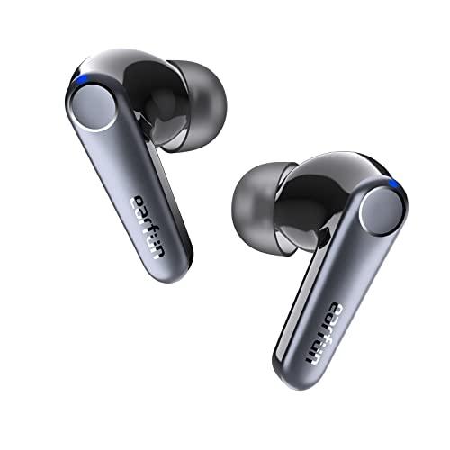 EarFun Air Pro 3 Noise Cancelling Earbuds, Qualcomm® aptX™ Adaptive Sound, 6 Mics CVC 8.0 ENC, Bluetooth 5.3 Earbuds, Multipoint Connection, 45H Playtime, App Customize EQ, Wireless Charging Missing 1 Earbud
