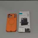 ESR for iPhone 17 Pro Max Phone Case with Stash Stand, 7X Military-Grade Drop Protection with Camera Control, Shock-Absorbing Rugged Cover, Compatible with MagSafe Accessories, Cyber Series, Orange