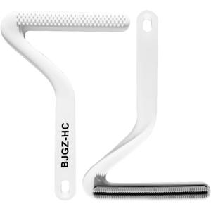 Pet Hair Remover Tool, BJGZ-HC Reusable Lint Brush for Clothes, Furniture and Carpet (2, White)