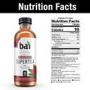 Bai Iced Tea, Rio Raspberry, Antioxidant Infused Supertea, Crafted with Real Tea (Black Tea, White Tea), 18 Fl Oz (Pack of 12) (EXP 01/29/26)