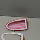 Shark Fin Antenna Cover, AM/FM Signal Roof Aerial Universal for Car Auto SUV Truck Offroad ABS Material with Adhesive Base Dark Red