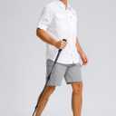 Men's Sun Protection Fishing Shirt with Zipper Pockets Long Sleeve UPF 50+ UV Cooling Shirts for Men Hiking Travel (White, XXXL)