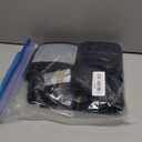 Zonon 400 Piece Black Plastic Bags 4 Sizes Self Sealing Sealable Treat Bags for Packaging Food Storage Pouch for Sample Cookies Jewelry (Long Hole)