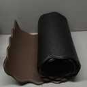 Upgrade Scalloped Embossed Kitchen Mats for Floor 2PCS Cushioned Anti Fatigue Waterproof Foam Kitchen Rugs Non Slip Washable Comfort Standing Mat for Office Sink Laundry, Black (17.3"x30"+17.3"x47", Basic Solid- Black)