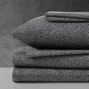 Kenneth Cole - King Sheet Set, Super Soft Wrinkle-Resistant Bedding with Bonus Pillowcases, Floral Home Decor, Oeko-Tex Certified (Chill Flowers Charcoal, King)