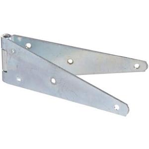 12-inch Steel Strap Hinge, Zinc-Plated, Heavy Duty (852558)