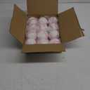 Baseballs 12 Pack Dimpled Baseballs, 9-Inch Pitching Machine Balls for Hand-Eye Coordination, Hitting and Fielding Practice, White Red