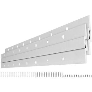 QWORK 18'' French Cleat Hanger - 2 Pairs Heavy-Duty Wall Mounting Cleat Picture Hanger Bracket, Supports Up to 90 lbs
