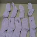 Chicingyou 10 Pairs Women's Bow Fuzzy Socks Winter Warm Soft Slipper Socks Coquette Stuff Fluffy Thick Cozy Spa Home Sleeping (Purple)