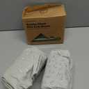 2-Pack Mini Crib Sheets Fitted - 38x26 Pack N Play Sheets for Pack and Play Mattress, Organic Cotton, Soft & Breathable Playard Bedding, Neutral Mini Toddler Bed Cover for Boys, Girls (Pine Grove)