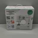 Mini Sewing Machine for Beginners with 32 PCS Threads Kit,16 Built-In Stitches, 2 Speed, Multifunctional Portable Sewing with Foot Pedal Small Sewing Quilting Machine (style_a)