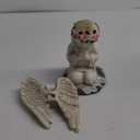 Sharita Praying Angels Figurine,Solar Garden Angel Statues, Waterproof Kneeling Angel Sculpture, Outdoor Decor Ornament for Patio Lawn Yard Balcony, Garden Gift