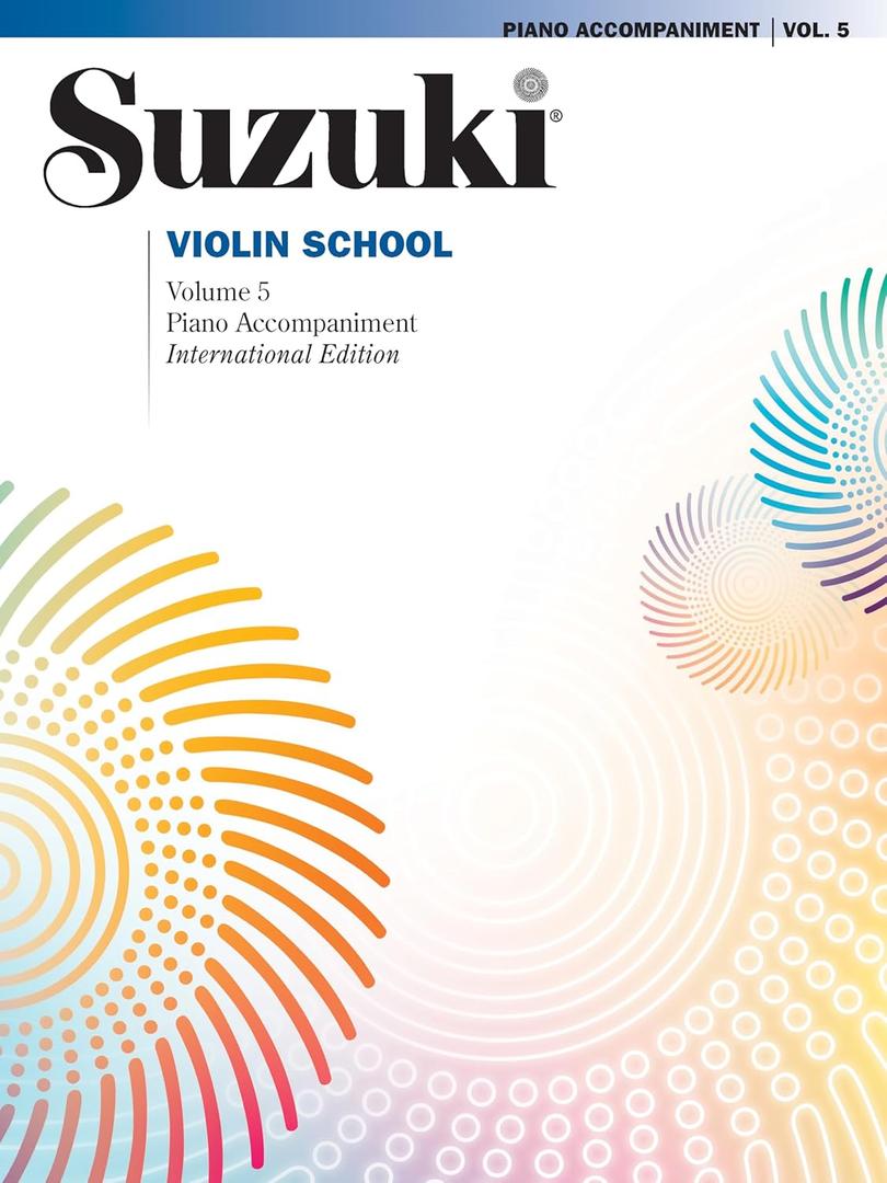 Suzuki Violin School, Vol 5: Piano Acc.