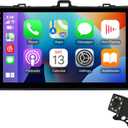 9 Inch IPS Touchscreen Android 13 Car Stereo for Toyota Corolla 2009-2013 with Wireless CarPlay & Android Auto 2+32GB Car Radio, Support WiFi 6, Bluetooth,5.4, FM Radio, Backup Camera, SWC