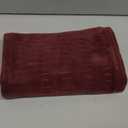 Sunbeam XL Back Neck and Shoulder Heat Therapy 12 x 24 with Auto Shut Off 6 Settings Machine-Washable Comfortable Microplush Fabric - Burgundy