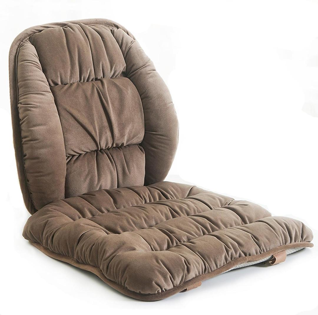 ALIBO Firm Style Chairs Recliner Lumbar Back Support Nonslip Seat Pads Cushion Low Back Pain Relief Warm Lumbar Rest Pillow, Small
