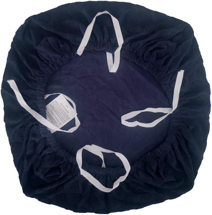 Generic Spandex Elastic Office Chair Cover Seat Covers Pineapple Lattice Fleece Slipcover Elastic Computer Seat Protector, Dark Blue