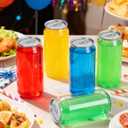 ABOOFAN 10pcs Plastic Juice Bottles with Sealed Aluminum Caps, 400ml Leakproof Drink Containers  Compatible for Automatic Cup Sealer