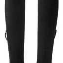 N.N.G Women Over the Knee Boots Thigh High Suede Block Winter Low Above Flat Long OTK Comfort Pointed toe Size 9, Black