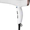 Conair Double Ceramic Hair Dryer | Blow Dryer with Ionic Conditioning | Includes Concentrator (1 Count (Pack of 2), White)