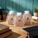 Unittype Graduation Gifts Keychain Bulk Class of 2026 Compass Cap Keychain with Cards, Senior 2026 Party Favors